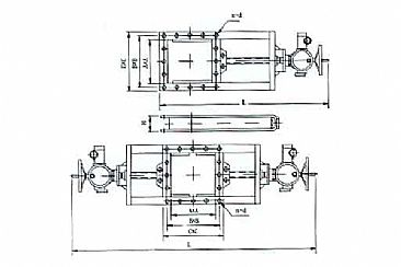 QTLY-0.1氣動(dòng)推桿平板閘閥